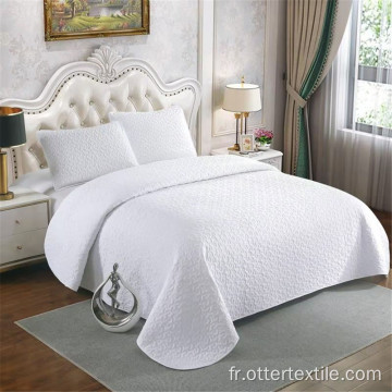 Ensemble de couvre-lit en velours 100 % polyester